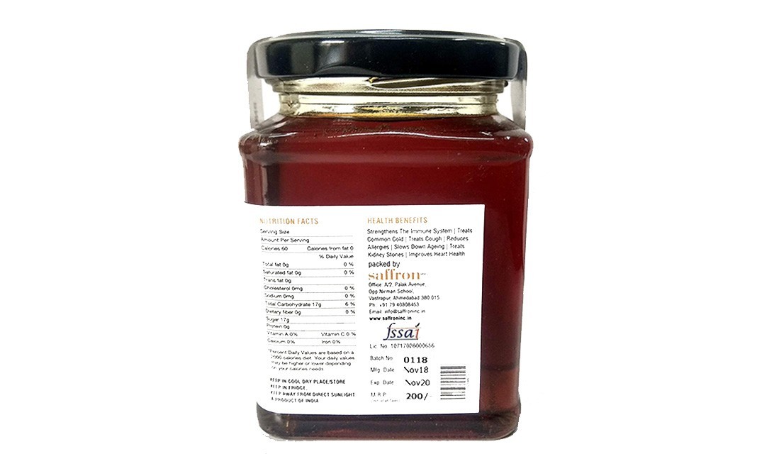 BNuts Tulsi Honey    Glass Jar  325 grams